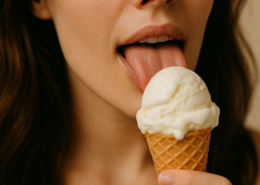 Luna likes ice cream