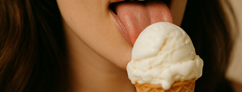 Luna likes ice cream